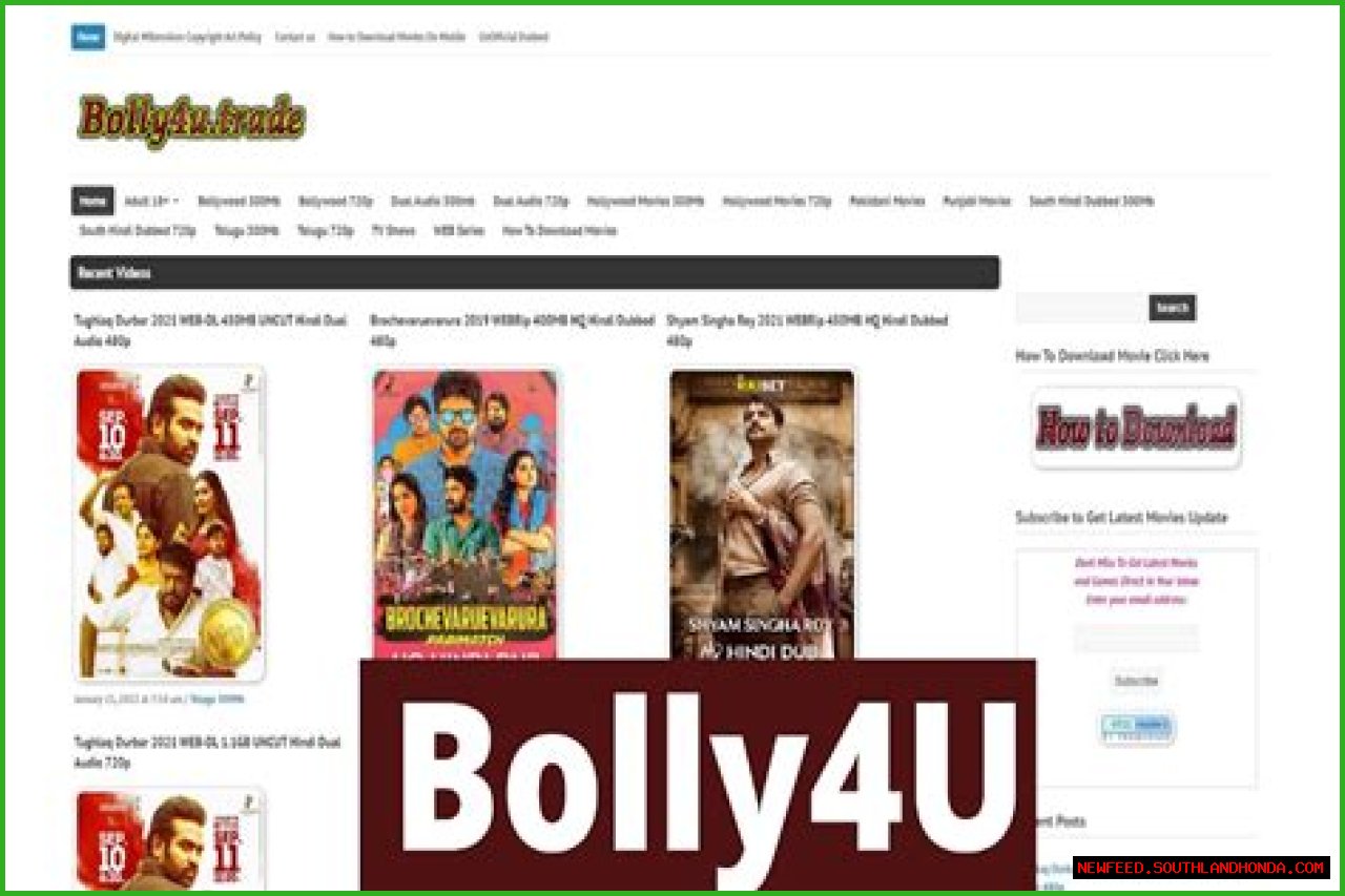 Bolly4U 2024: The Ultimate Hub For Bollywood Entertainment
